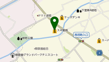 スギ薬局 東久留米下里店の地図画像