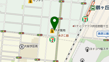 スギ薬局 西田辺店の地図画像