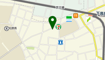 スギ薬局 下高井戸店の地図画像
