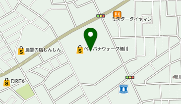スギドラッグ ベニバナウォーク桶川店の地図画像