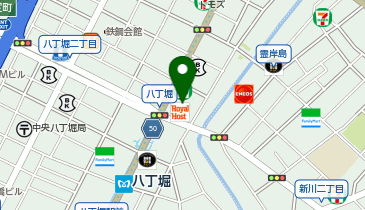 スギ薬局 八丁堀店の地図画像