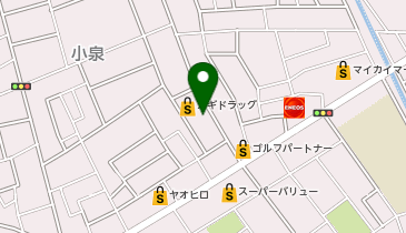 スギドラッグ 上尾小泉店の地図画像