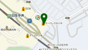 スギ薬局 日生中央店の地図画像