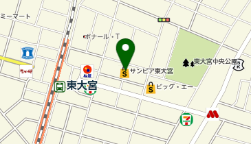 スギ薬局 東大宮店の地図画像