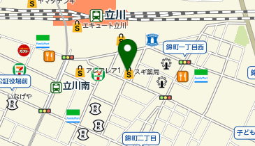 スギドラッグ 立川柴崎店の地図画像