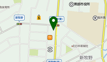 スギドラッグ 黒部中央店の地図画像