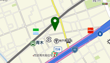 スギ薬局 在宅調剤センター神戸青木店の地図画像