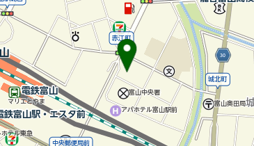 スギドラッグ 富山駅東店の地図画像