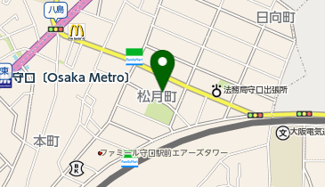 スギ薬局 在宅調剤センター守口店の地図画像