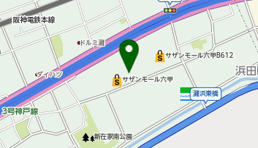 スギドラッグ サザンモール六甲店の地図画像
