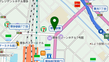 スギドラッグ 博多駅東店の地図画像