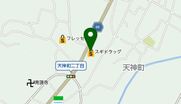 スギドラッグ 天神店の地図画像