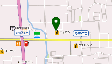 ジャパン 松原店の地図画像