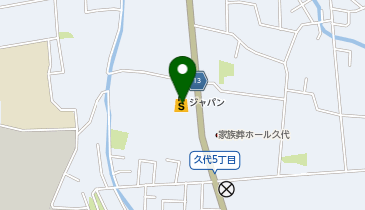 ジャパン 川西久代店の地図画像