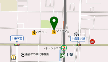 ジャパン 京都十条店の地図画像