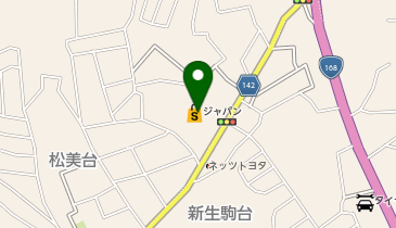 ジャパン 生駒店の地図画像