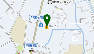 ジャパン 門真北岸和田店の地図画像