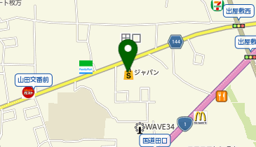 ジャパン 枚方田口店の地図画像