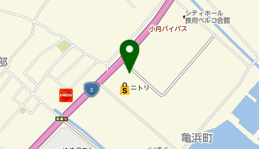 [EV]プラゴ ニトリ 下関長府店 平面駐車場の地図画像