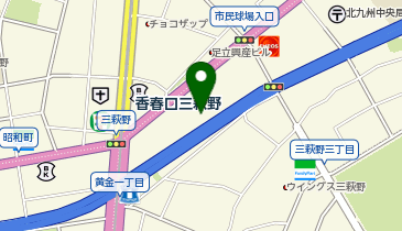 [EV]プラゴ ニトリ 小倉北店 平面駐車場(建物1階)の地図画像