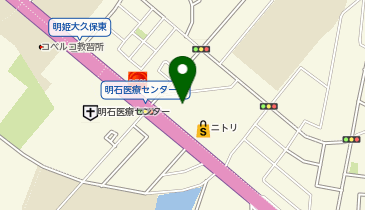 [EV]プラゴ ニトリ 明石大久保店 平面駐車場(建物1階)の地図画像