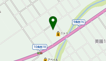 [EV]プラゴ ニトリ 岩見沢店 平面駐車場の地図画像