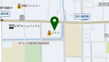 [EV]プラゴ ニトリ 京都西院店 立体駐車場3階の地図画像
