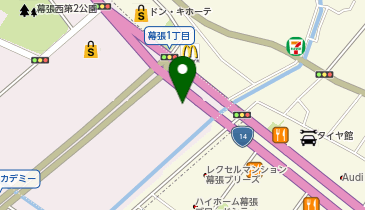 [EV]プラゴ ニトリ 幕張店 平面駐車場(国道14号線側)の地図画像