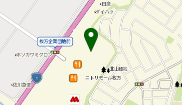 [EV]プラゴ ニトリモール枚方店 立体駐車場3階の地図画像