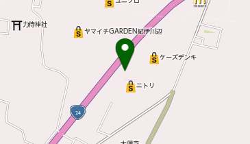 [EV]プラゴ ニトリ 岩出バイパス店 平面駐車場の地図画像