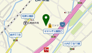 [EV]プラゴ ニトリ 広島インター店 立体駐車場屋上階の地図画像