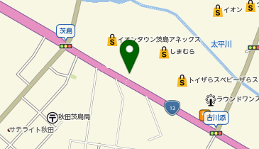 [EV]プラゴ ニトリ 秋田店 平面駐車場の地図画像