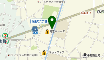 [EV]プラゴ ホームズ中野本店 立体駐車場4階の地図画像