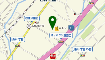 [EV]プラゴ ニトリ 広島インター店 立体駐車場屋上階の地図画像