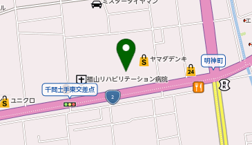 [EV]プラゴ ニトリ 福山店 平面駐車場の地図画像