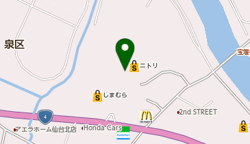 [EV]プラゴ ニトリ 仙台松森店 平面駐車場の地図画像