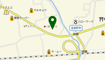 [EV]プラゴ ニトリ 玉名店 平面駐車場の地図画像