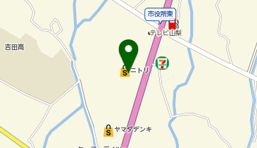 [EV]プラゴ ニトリ 富士吉田店 平面駐車場の地図画像