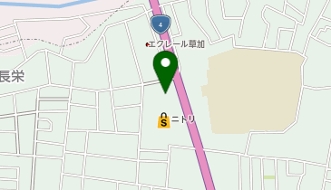 [EV]プラゴ ニトリ 草加店 平面駐車場の地図画像