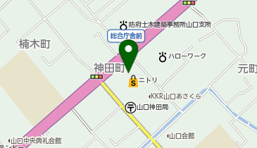 [EV]プラゴ ニトリ 山口店 平面駐車場の地図画像