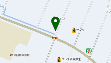 [EV]プラゴ ニトリ 中津店 平面駐車場の地図画像