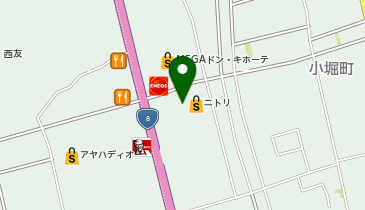 [EV]プラゴ ニトリ 長浜店 平面駐車場の地図画像