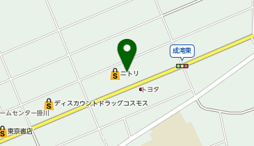 [EV]プラゴ ニトリ 掛川店 平面駐車場の地図画像