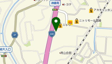 [EV]プラゴ ニトリモール宮崎店 平面駐車場の地図画像