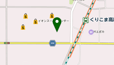 TOYOTA SHARE くりこま高原駅前の地図画像