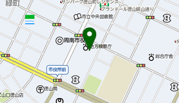 TOYOTA SHARE 周南市役所の地図画像