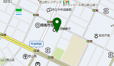 TOYOTA SHARE 周南市役所の地図画像