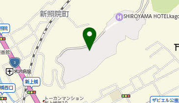 TOYOTA SHARE 城山ホテル鹿児島ホルト側STの地図画像