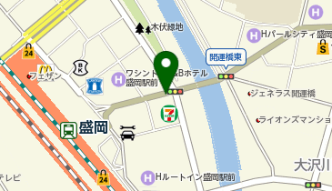 TOYOTA SHARE 盛岡駅前開運ホコテンの地図画像