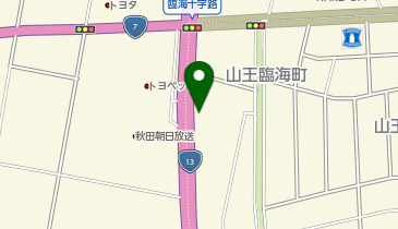 TOYOTA SHARE ダイハツステーション 秋田臨海の地図画像